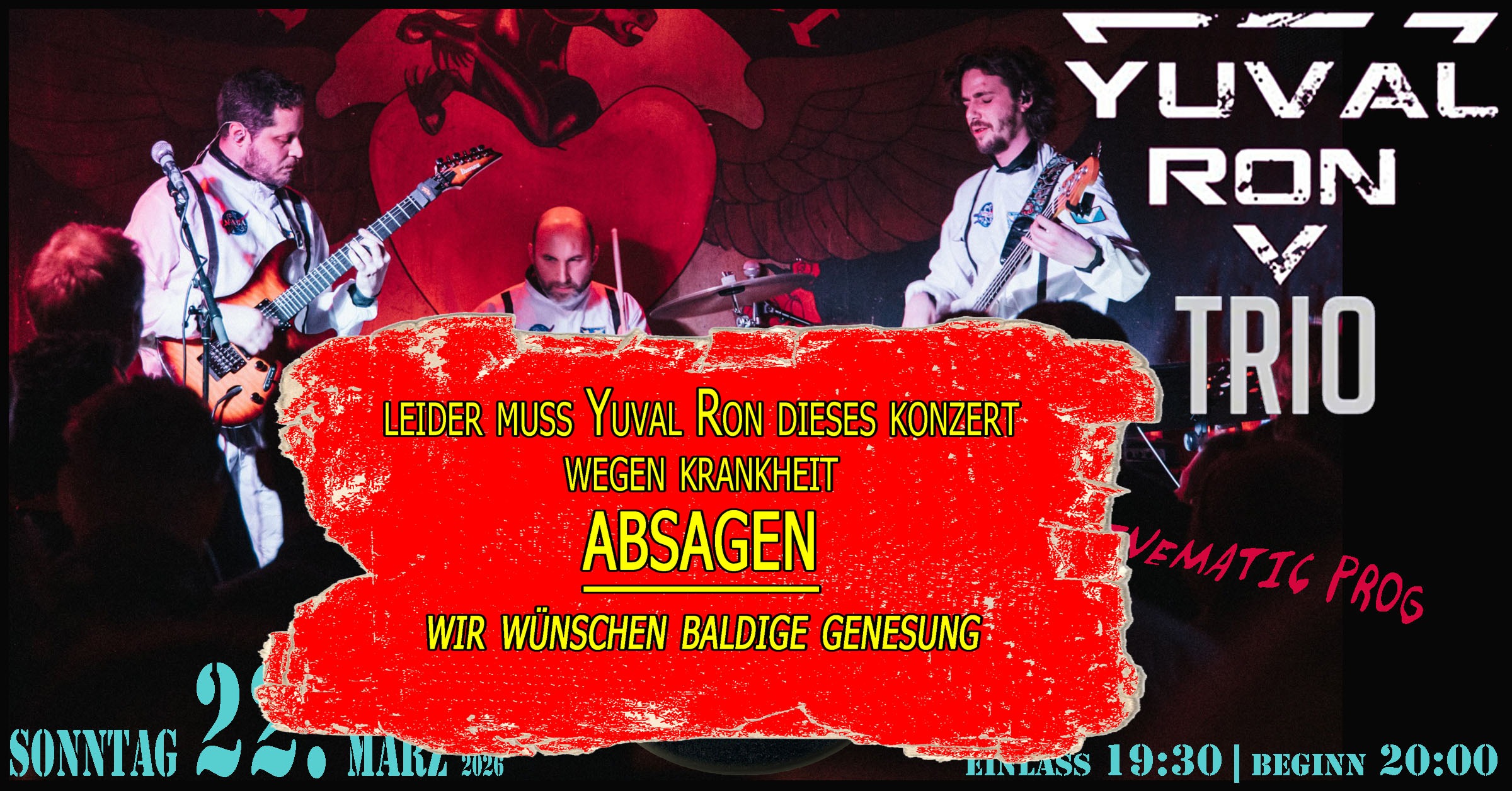 YUVAL RON TRIO 2025 – ABSAGE